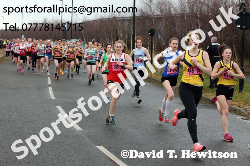 Senior womens Good Friday Elswick Harriers Relay, Newburn, Newcastle. Photo: David T. Hewitson/Sports for All Pics